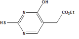 Ethyl2-(4-hydroxy-2-mercaptopyrimidin-5-yl)acetate