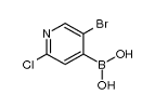 (5-Bromo-2-chloropyridin-4-yl)boronicacid