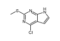 4-Chloro-2-(methylthio)-7H-pyrrolo[2,3-d]pyrimidine