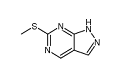 6-(Methylthio)-1H-pyrazolo[3,4-d]pyrimidine