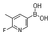 6-Fluoro-5-methylpyridine-3-boronicacid