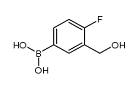 [4-Fluoro-3-(hydroxymethyl)phenyl]boronicacid