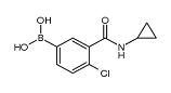 (4-Chloro-3-(cyclopropylcarbamoyl)phenyl)boronicacid