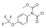 methyl chlorocarbonyl 4-(trifluoromethoxy)phenyl carbamate