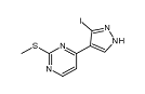 4-(3-IODO-1H-PYRAZOL-4-YL)-2-(METHYLTHIO)PYRIMIDINE