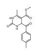 Methyl6-methyl-4-(4-methylbenzoyl)-2-oxo-1,2,3,4-tetrahydropyrimidine-5-carboxylate