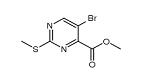 Methyl5-bromo-2-(methylsulfanyl)-4-pyrimidinecarboxylate