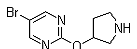 5-Bromo-2-(pyrrolidin-3-yloxy)pyrimidine