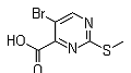 5-Bromo-2-(methylthio)pyrimidine-4-carboxylicacid