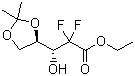 Ethyl (3R,S)-2,2-difluoro-3-hydroxy-3-(2,2-dimethyldioxolan-4-yl)propionate