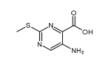 5-Amino-2-(methylthio)pyrimidine-4-carboxylicacid