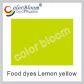 Food dyes Lemon yellow