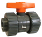 Plastic ball valve